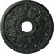 Ekena Millwork Edinburgh Medallion (Canopies up to 5 1/8"), 18 1/8"OD x 3 1/2"ID x 2 3/4"P, Painted Turtle Crackle CM18ED1PTC - alternate 1